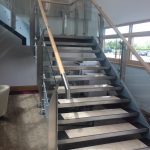 New staircase in modern offices.