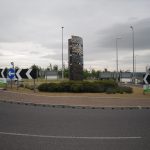 Sculpture at Dodworth in Barnsley.