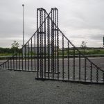 Chain Sculpture at Dodworth in Barnsley.