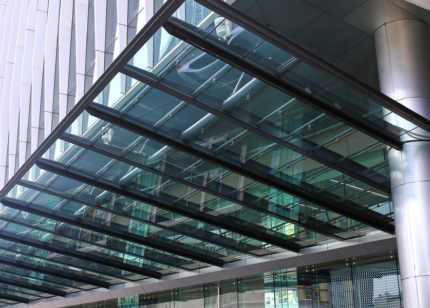 Canopies Incorporating Glass or Polycarbonate