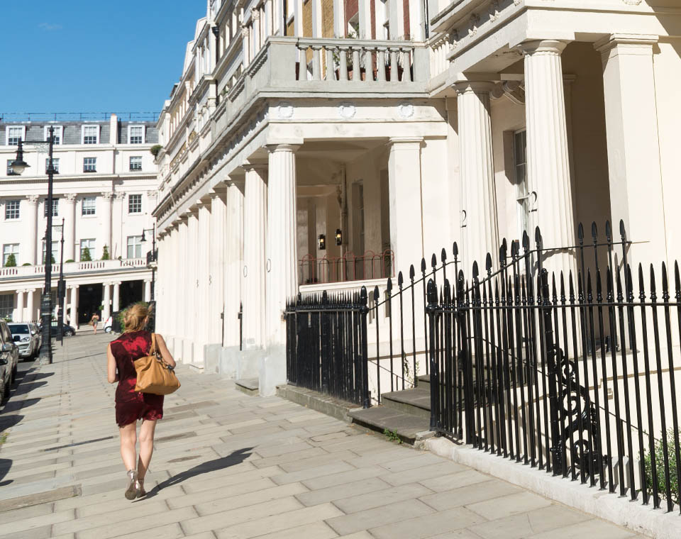 balustrade refurbishment and restoration at Eaton Place in London