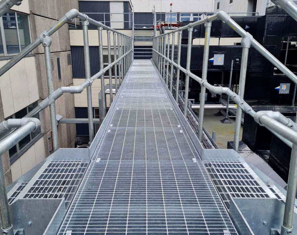 ICU Plant Access Gantries, Barnsley District General Hospital