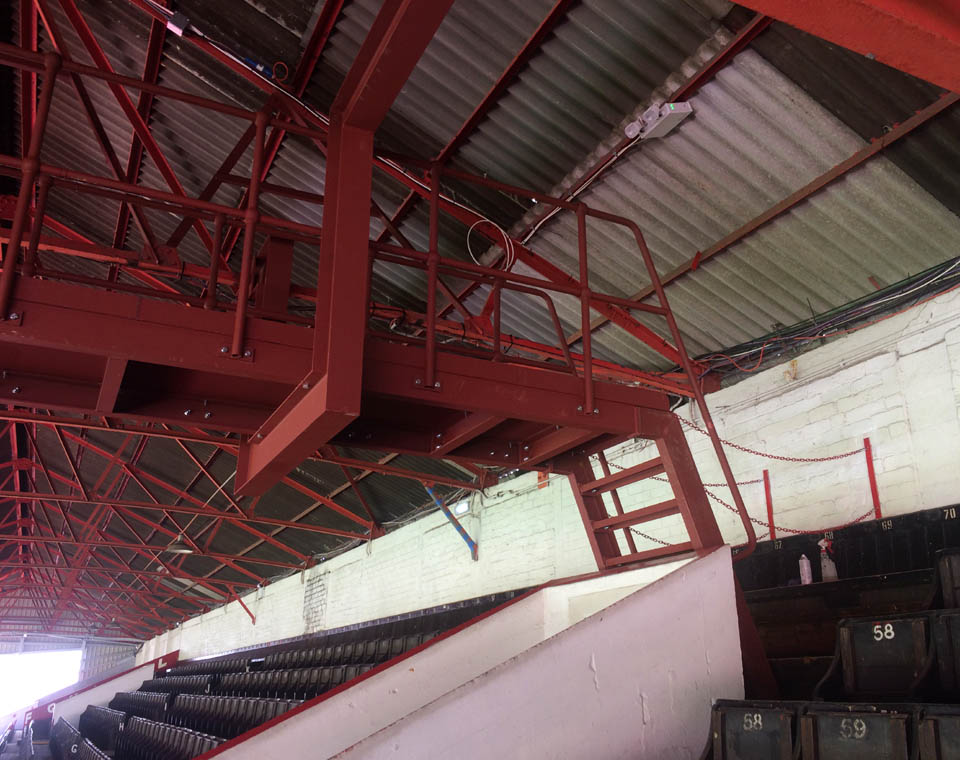 Barnsley FC, Gantry & Access Installation