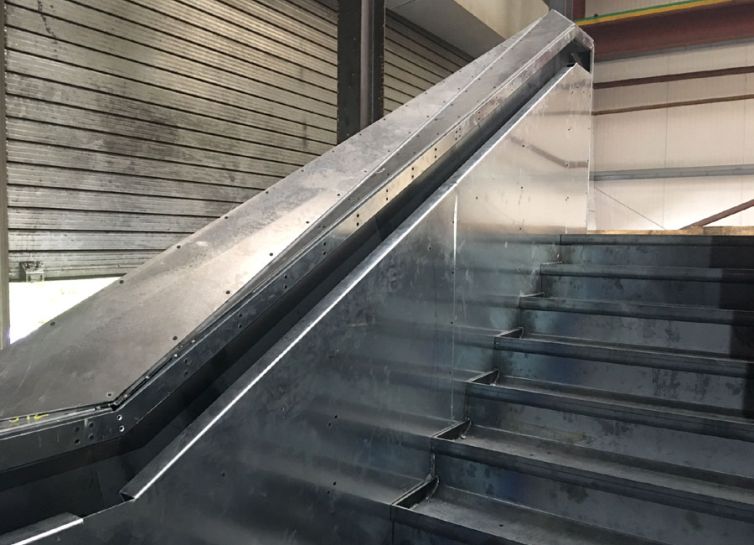 Bespoke staircase project at East India Docks in London