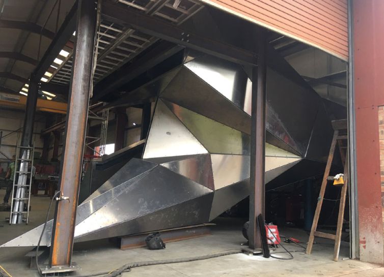 Bespoke staircase project at East India Docks in London