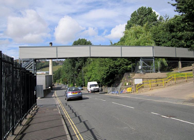 Stainless Steel Bridge over Bailey Hall Road, in Halifax for Nestle